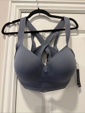 VSX Incredible Max Sports Bra in Blue Size 36D NWT